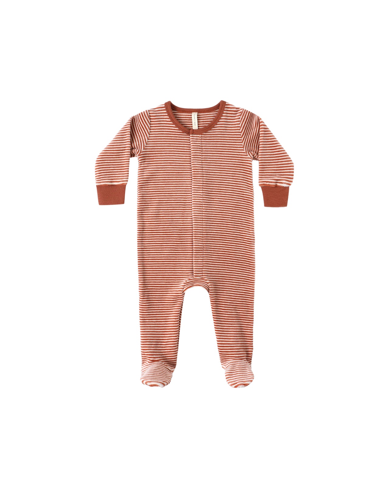 Hidden Snap Footie | Candy Stripe