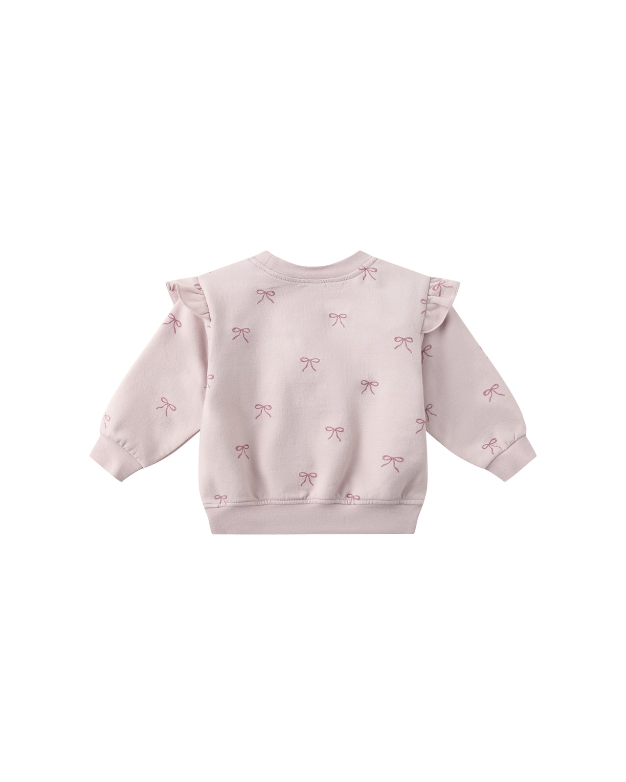 Ruffled Fleece Sweatshirt | Bows