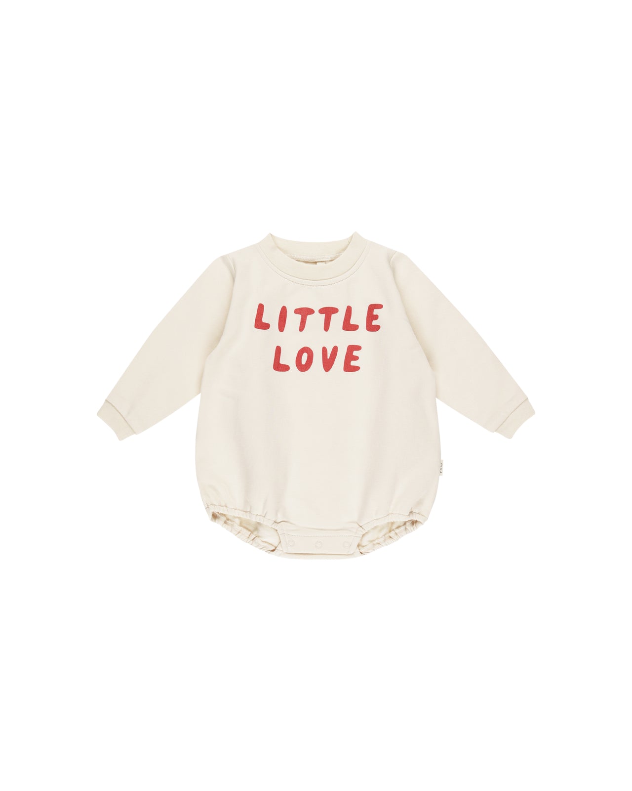 Crewneck Bubble Romper | LIttle Love