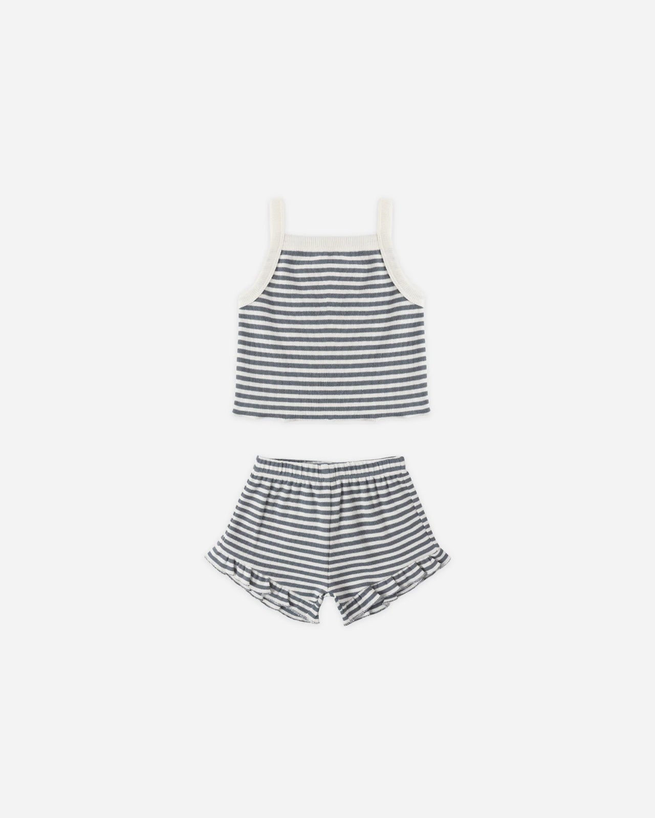 Evie Tank + Shortie Set | Ocean Stripe **FINAL SALE**