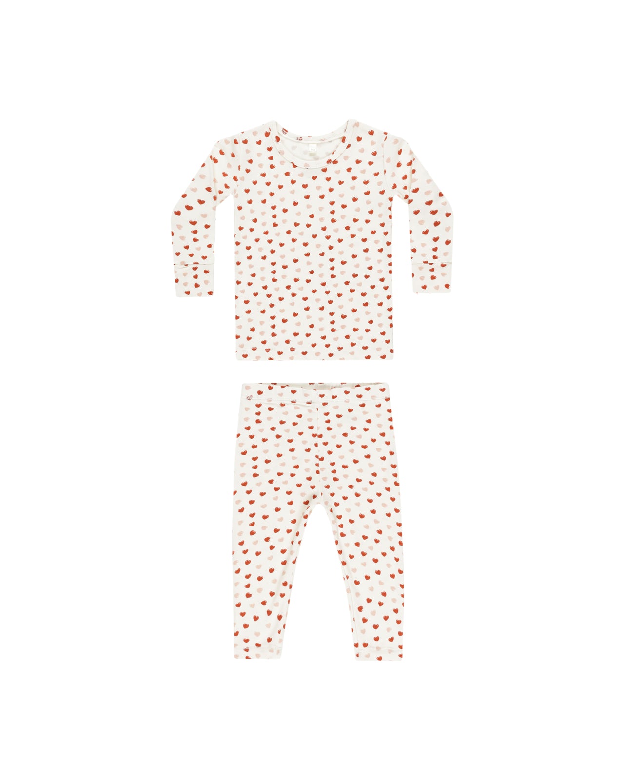 Bamboo Long Sleeved Pajama Set | Valentines