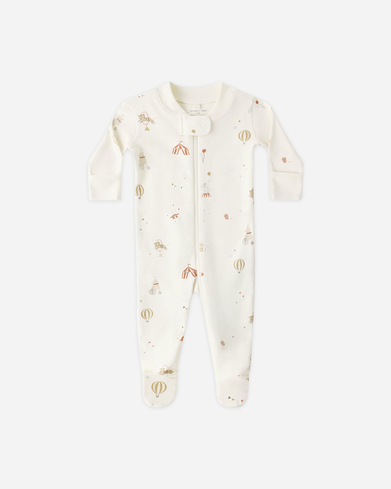Zip Long Sleeve Zipper Footie | Carnival