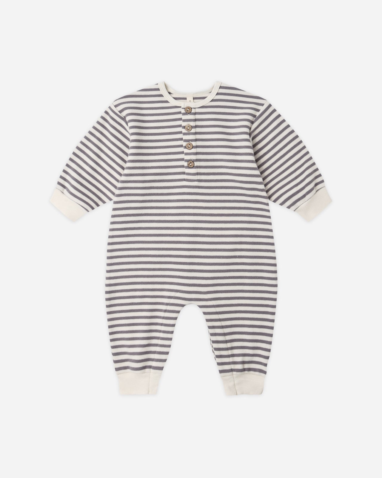 Relaxed Jumpsuit || Slate Stripe