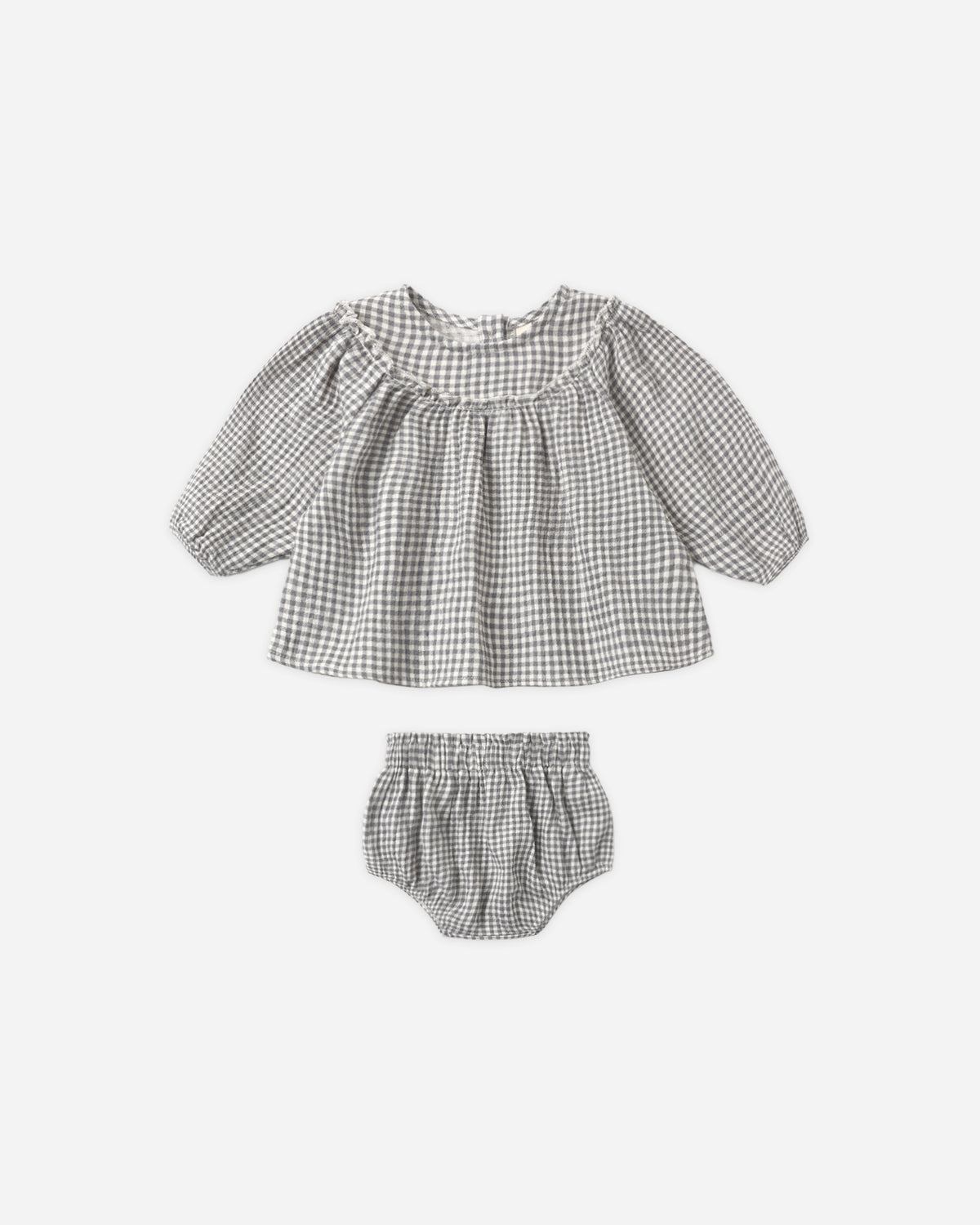 Mia Top + Bloomer Set | Midnight Gingham