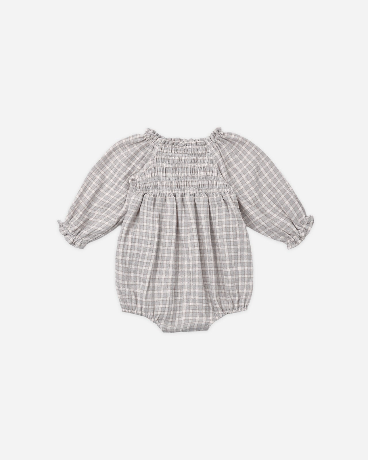 Eden Romper || Blue Gingham