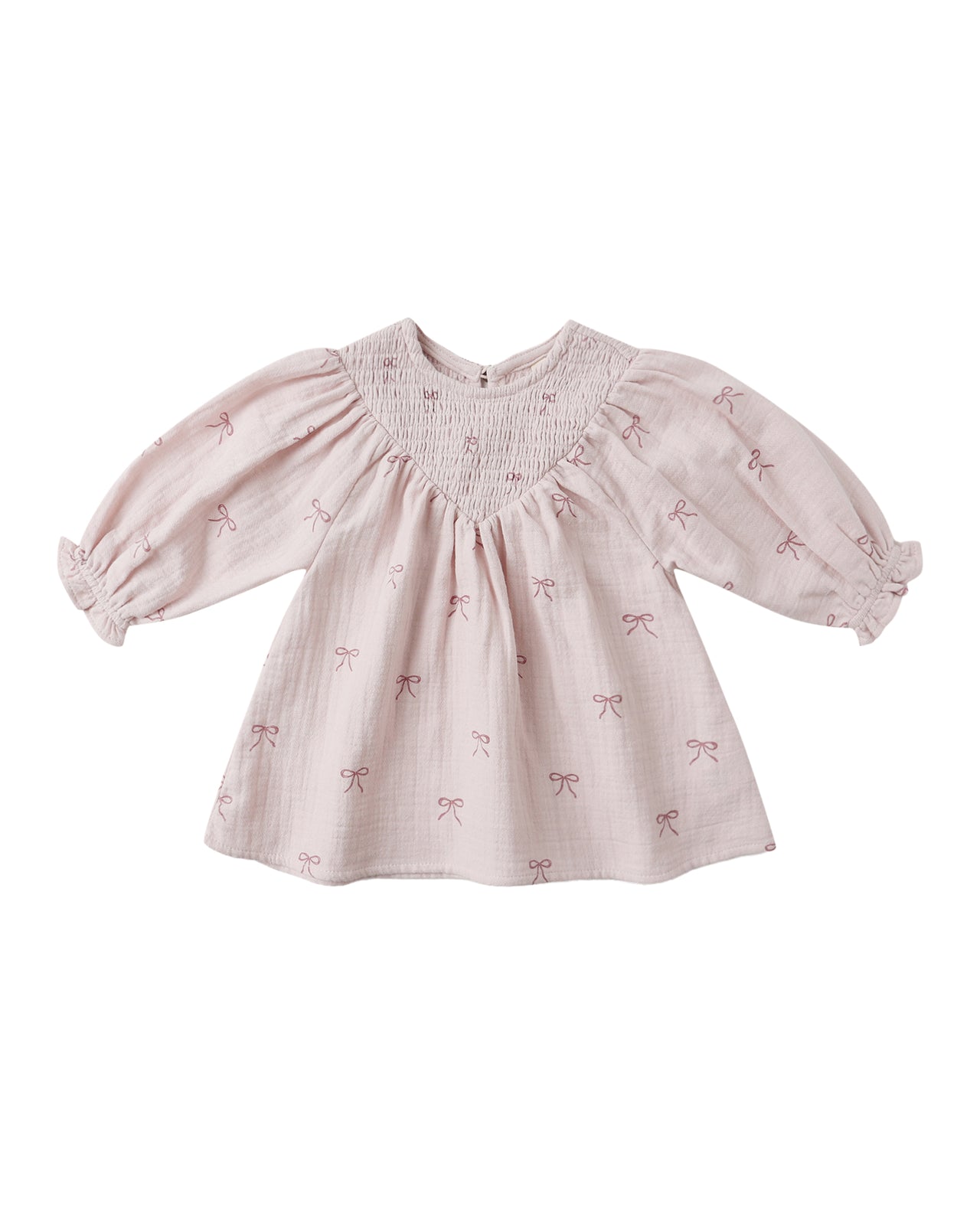 V Smocked Dress | Bows