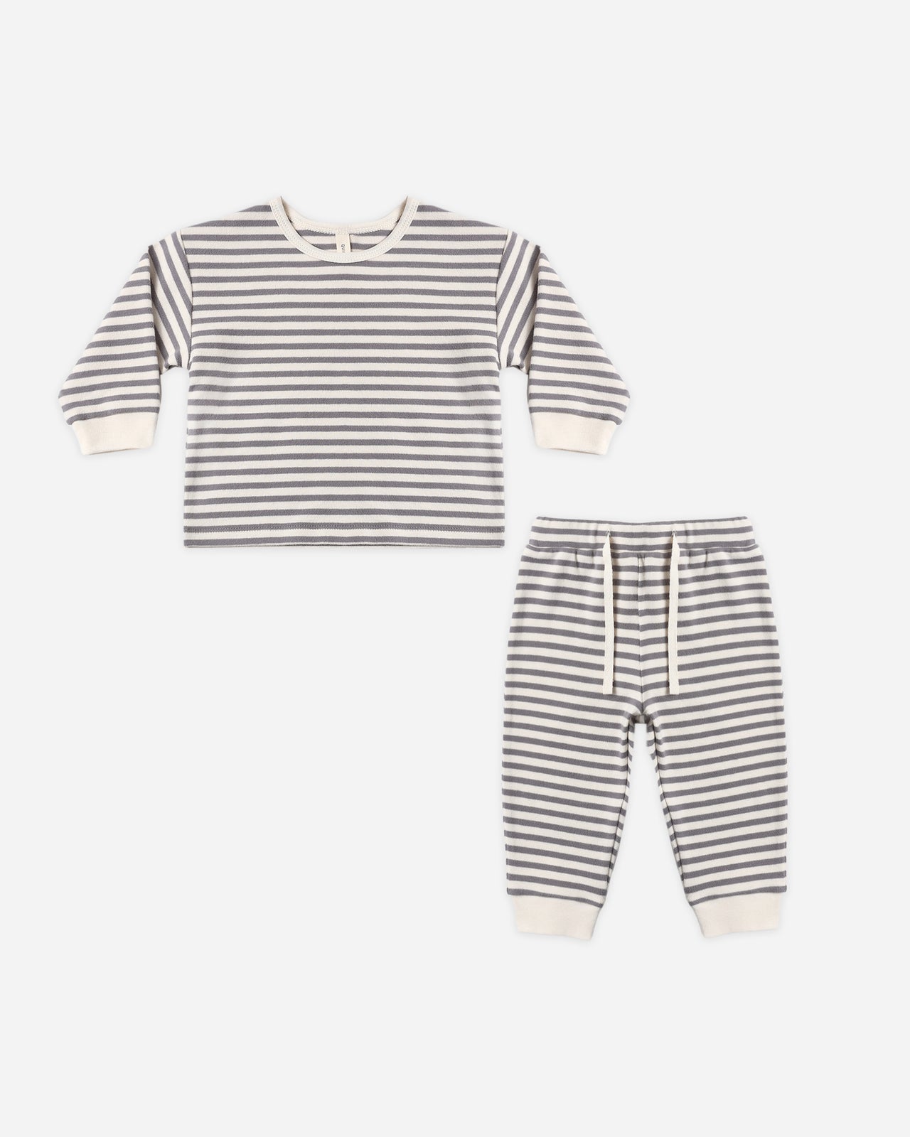 Cozy Set || Slate Stripe