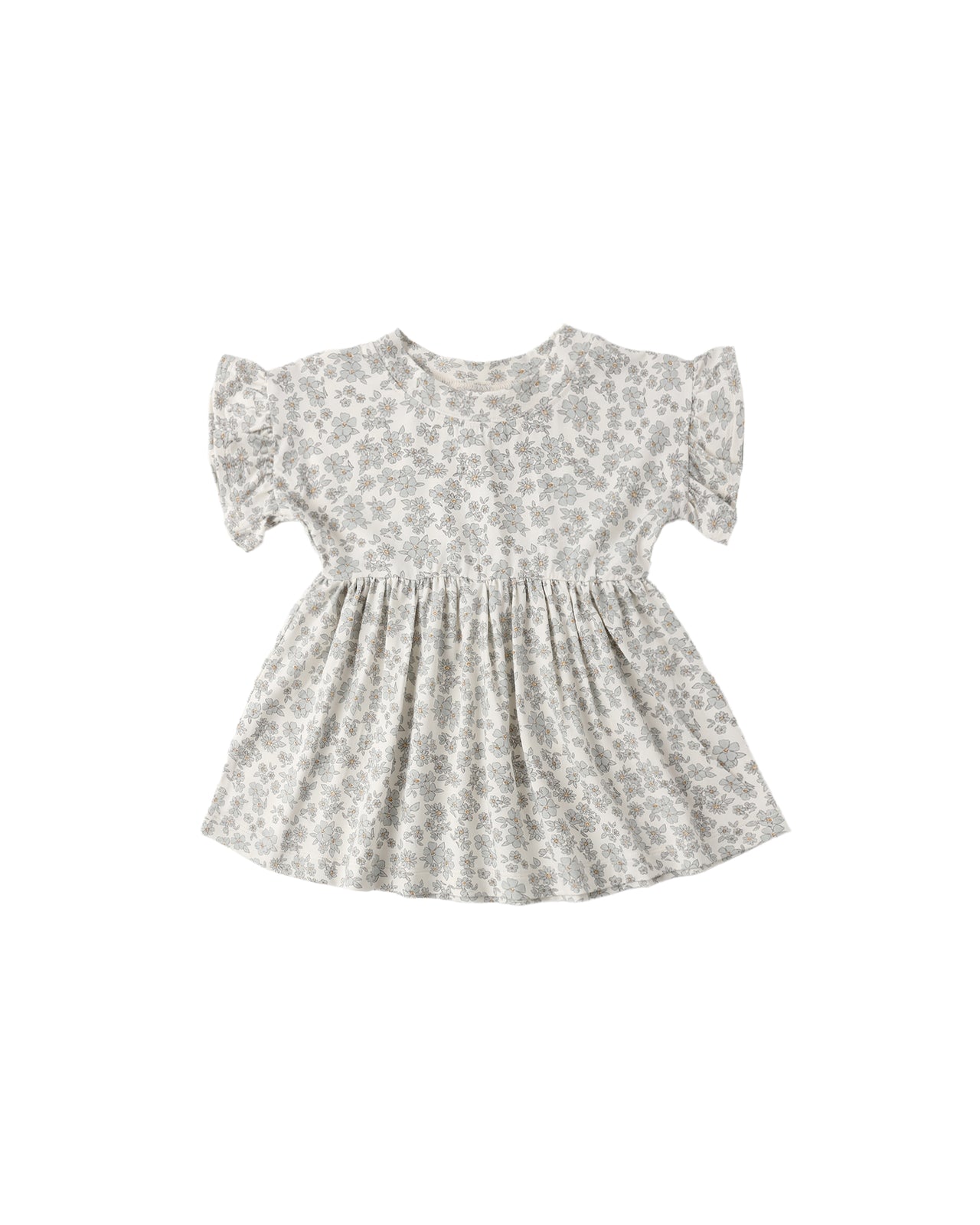 Bamboo Babydoll Dress | Blue Floral