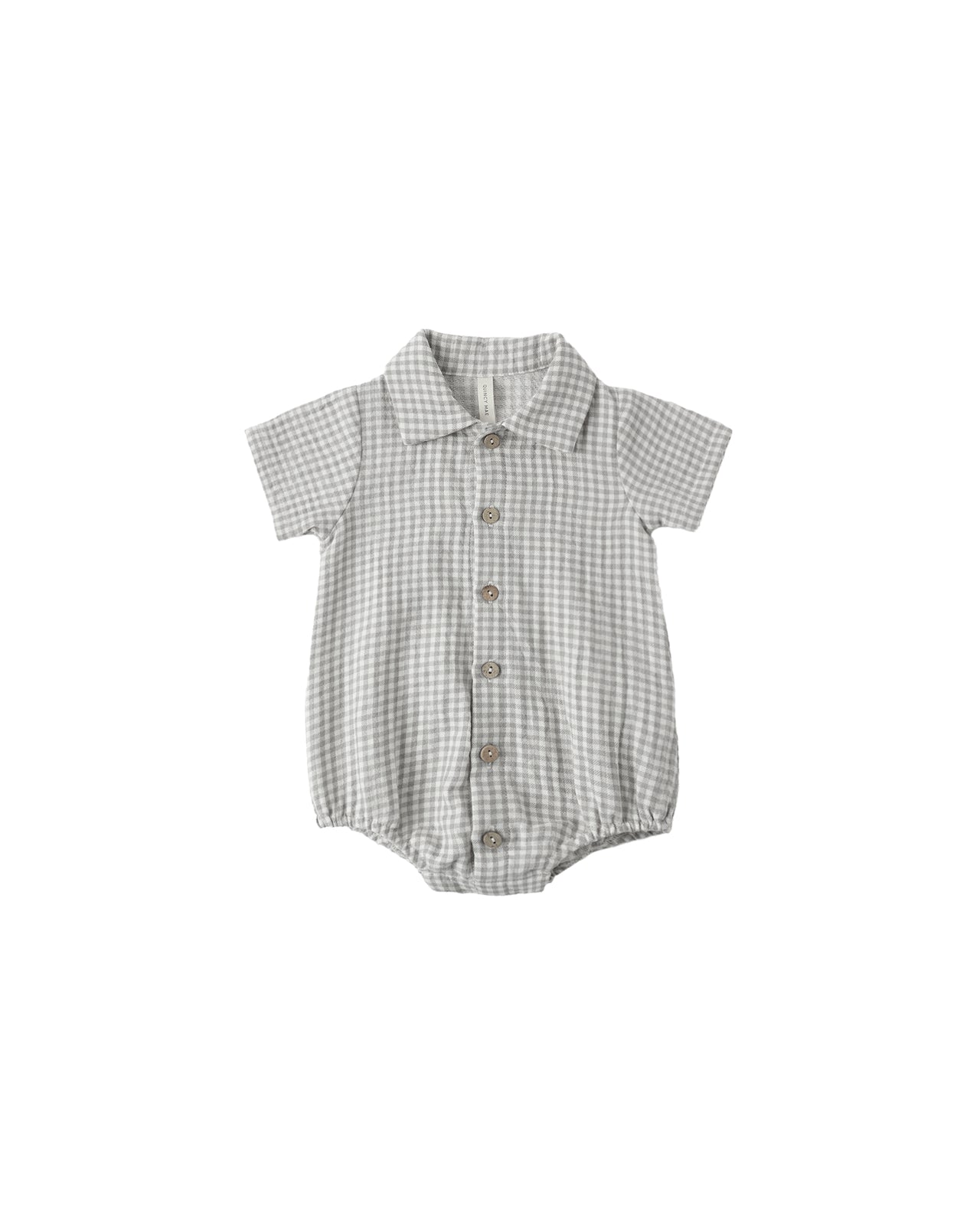 Matteo Romper | Sage Gingham