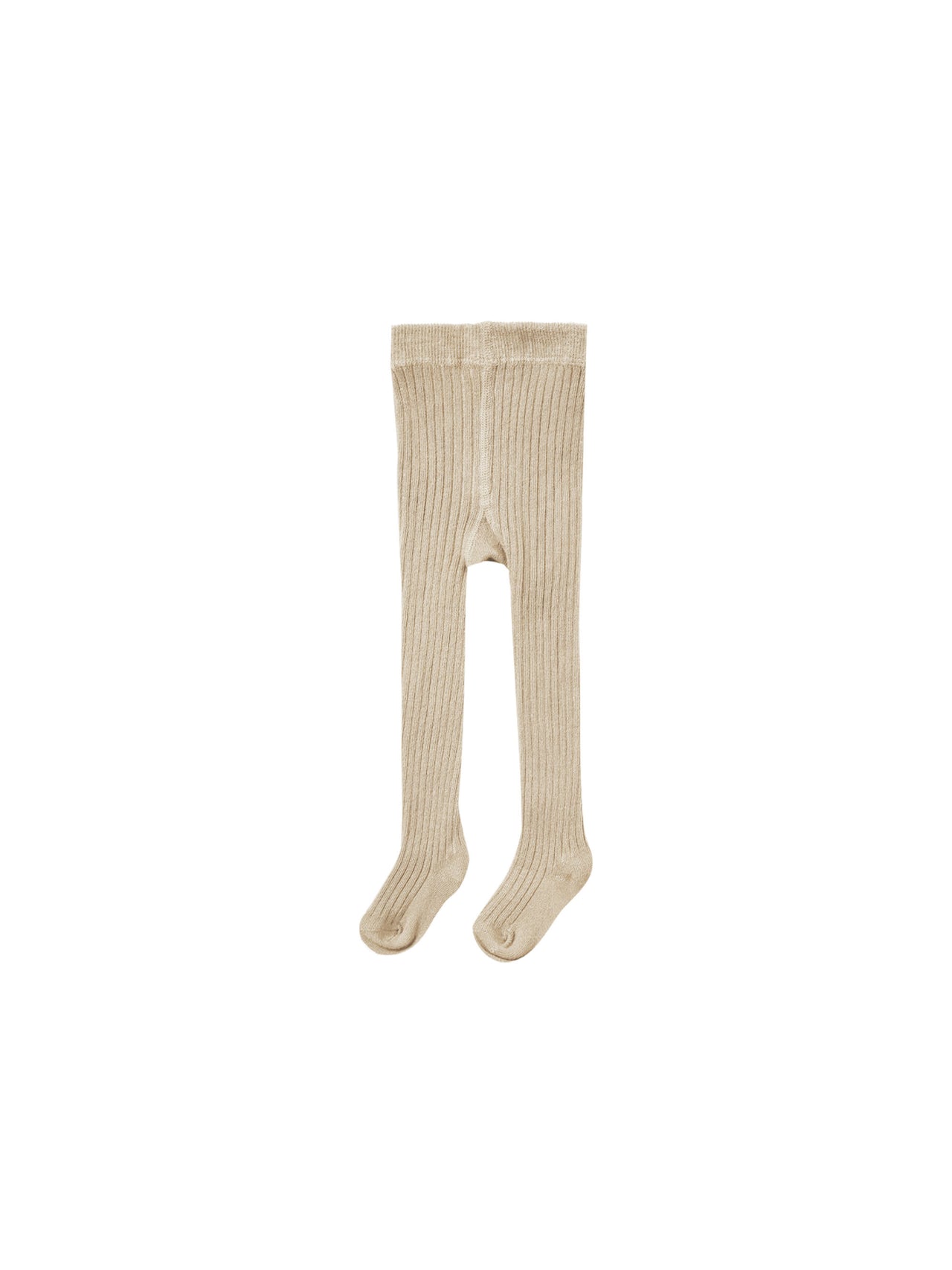 Ribbed Knit Footed Tights | Oat