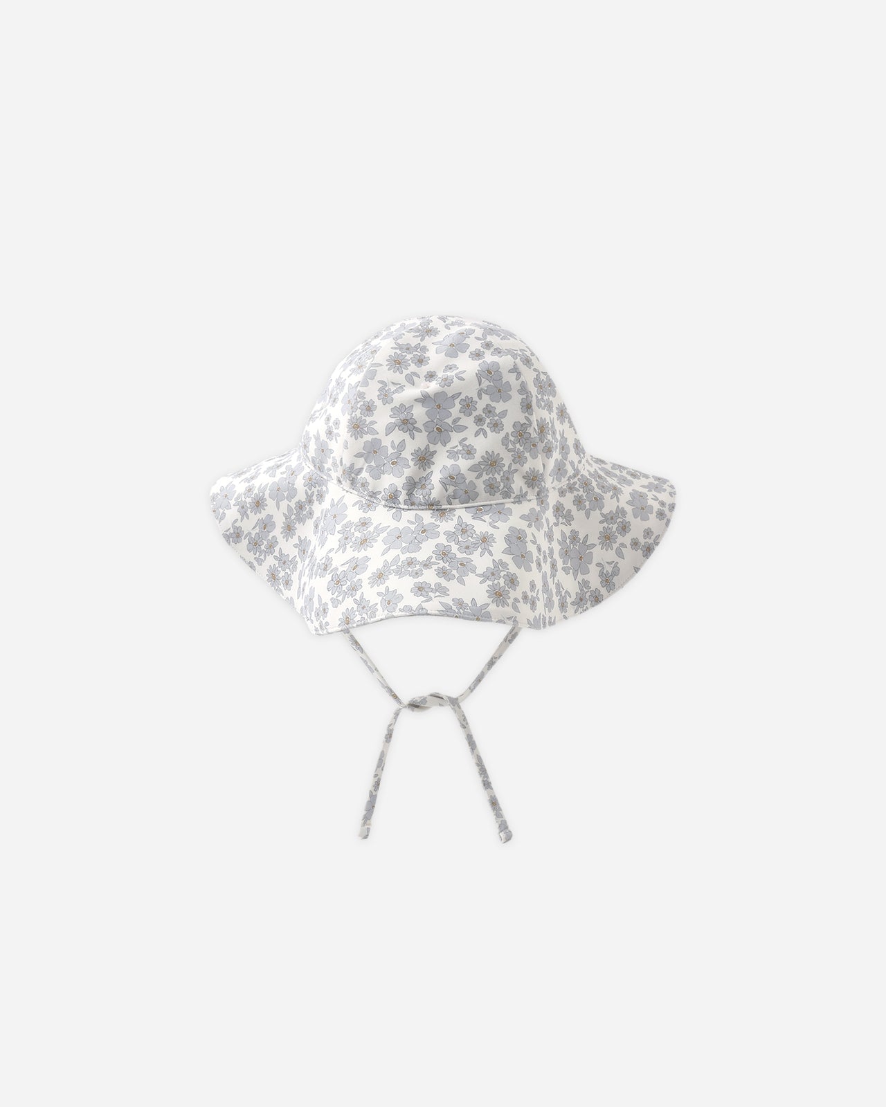 Girl's Sun Hat | Blue Floral