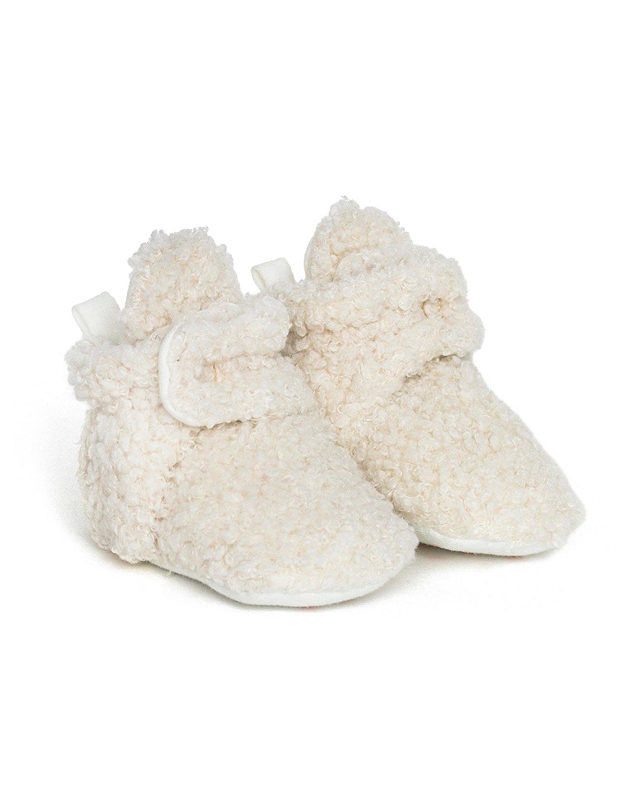 Sherpa Snap Booties | Ivory