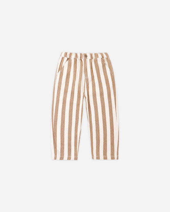 Baggy Pant Fawn Pinstripe