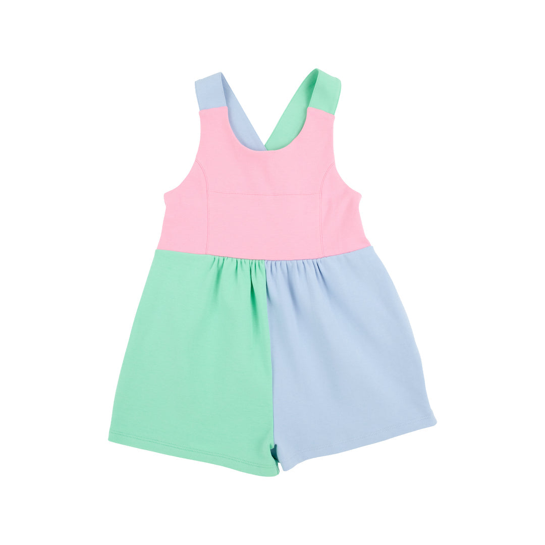 Reagan Romper | Hamptons Hot Pink, Beale Street Blue, and Grace Bay Green