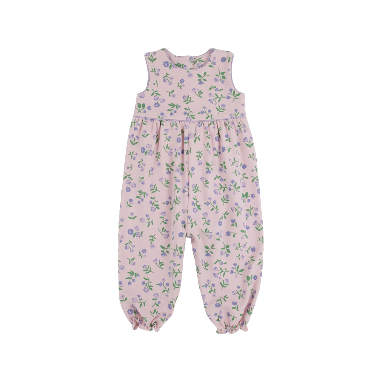 Sleeveless Rebecca Romper Tuxedo Park Tulips with Lauderdale Lavender ** FINAL SALE **