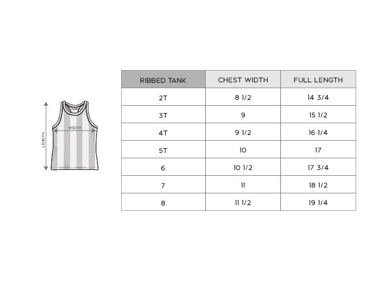 Girl's Ribbed Tank | Cherry Pink