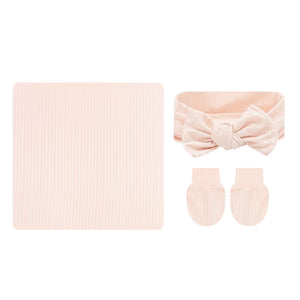 Ribbed Essential Newborn Bundle with Headband