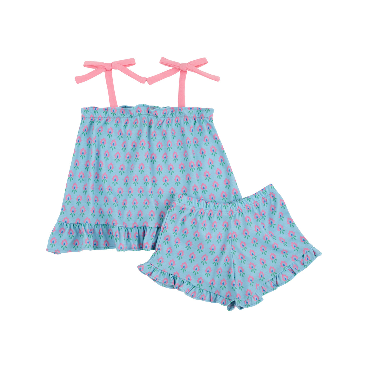 Sandy's Summer Set | Holly Hills Hand Block with Hamptons Hot Pink