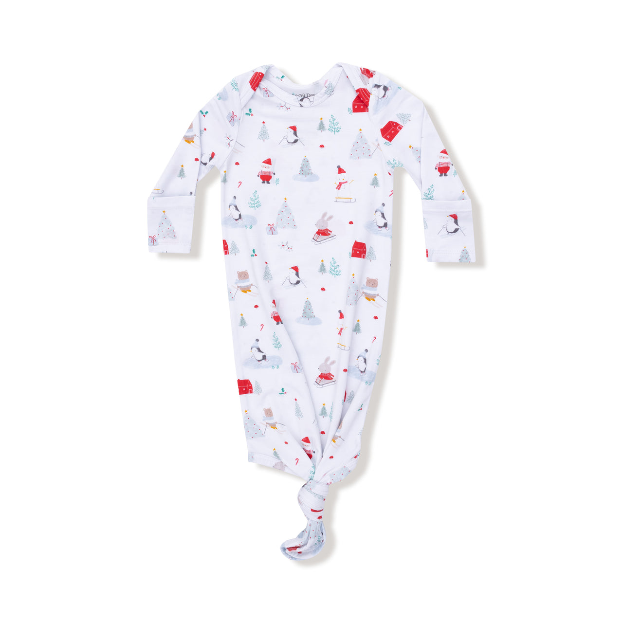 Knotted Gown 0-3M | Santa Ski Friends