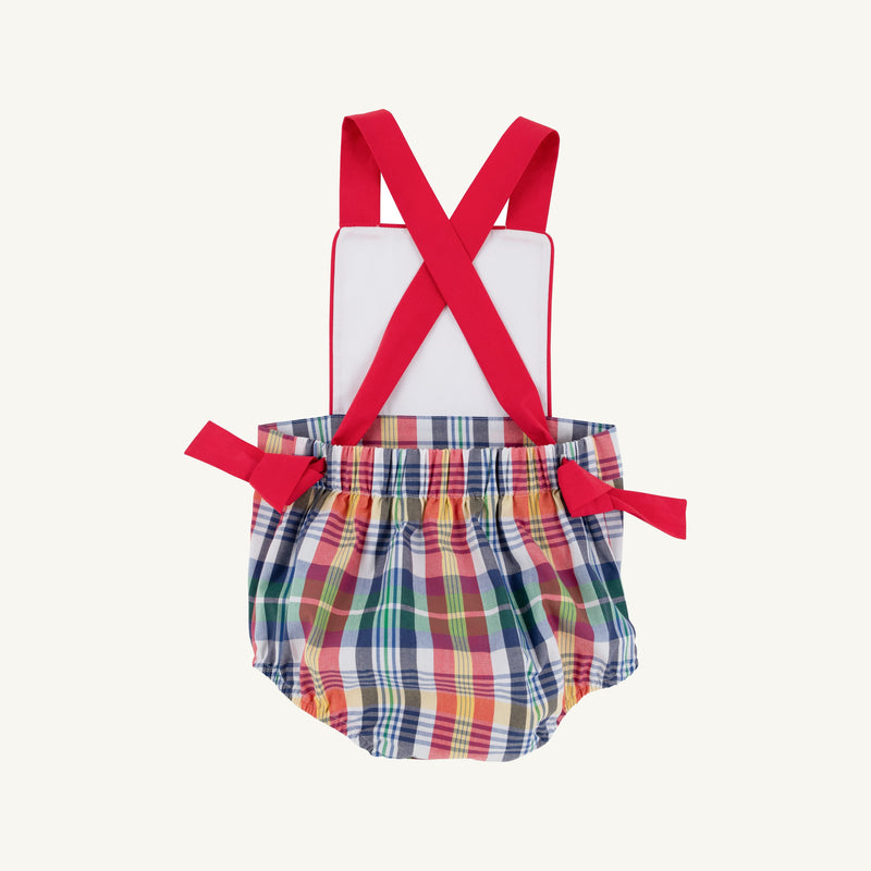 Sayre Sunsuit | Montpelier Plaid with Worth Avenue White and Richmond Red