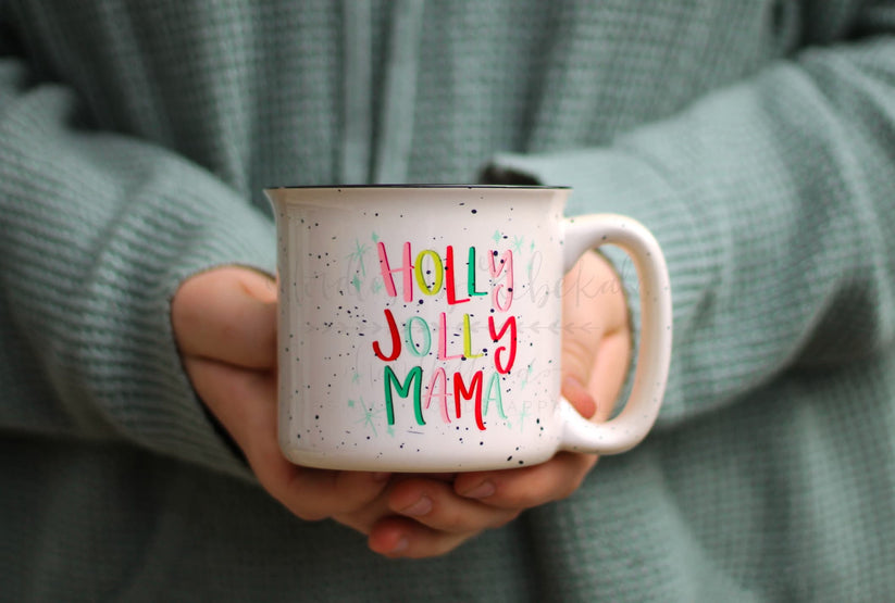 Holly Jolly Mama Camp Mug