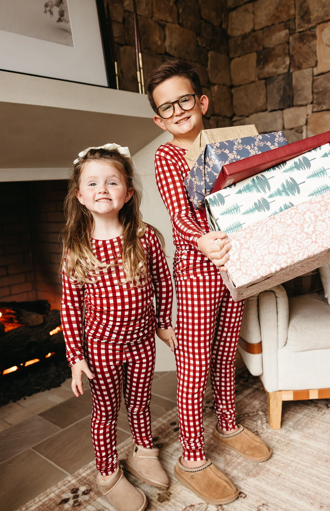 Peppermint Plaid Dream Set