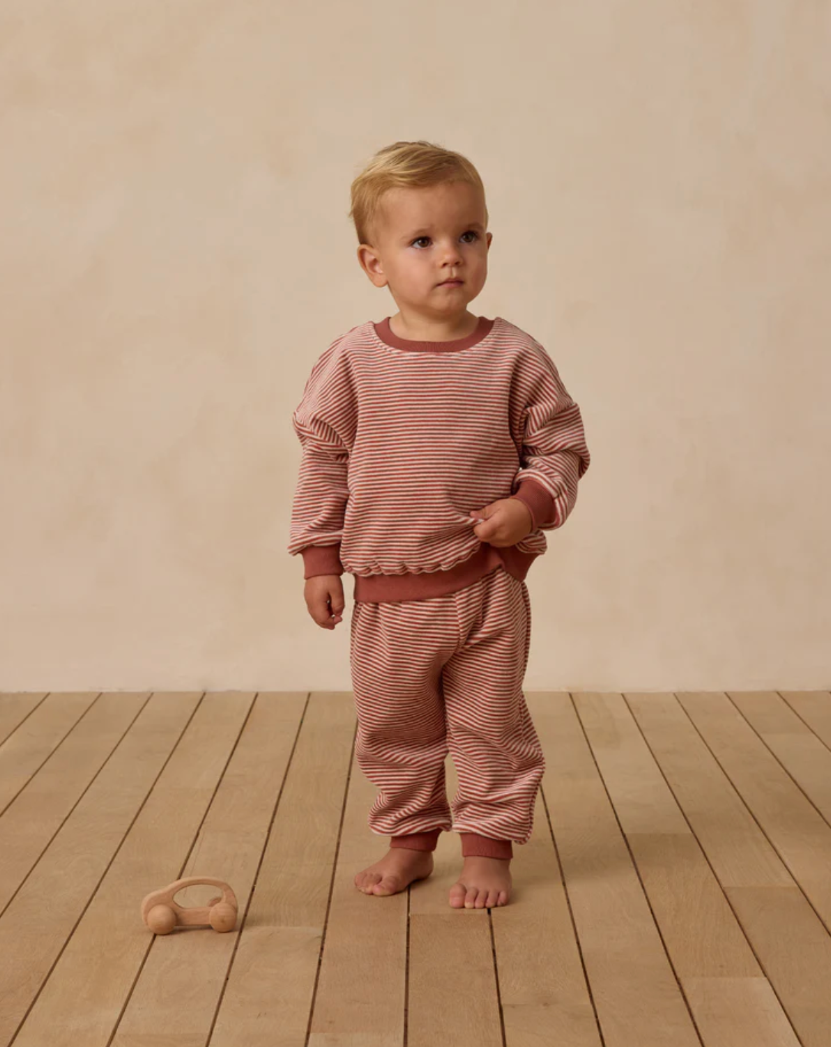 Relaxed Fleece Sweatpants | Candy Stripe