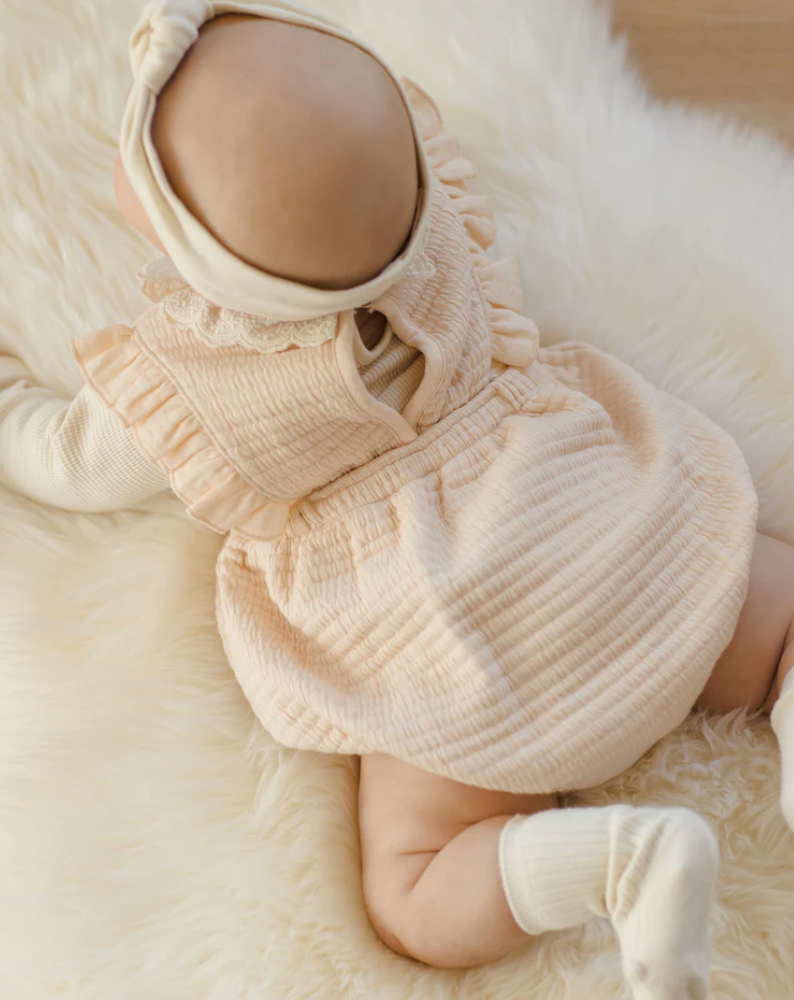 Ruffle Collar Bodysuit | Natural