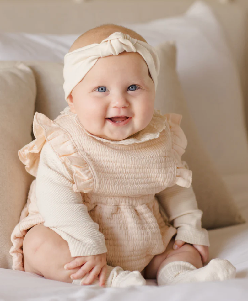 Ruffle Collar Bodysuit | Natural