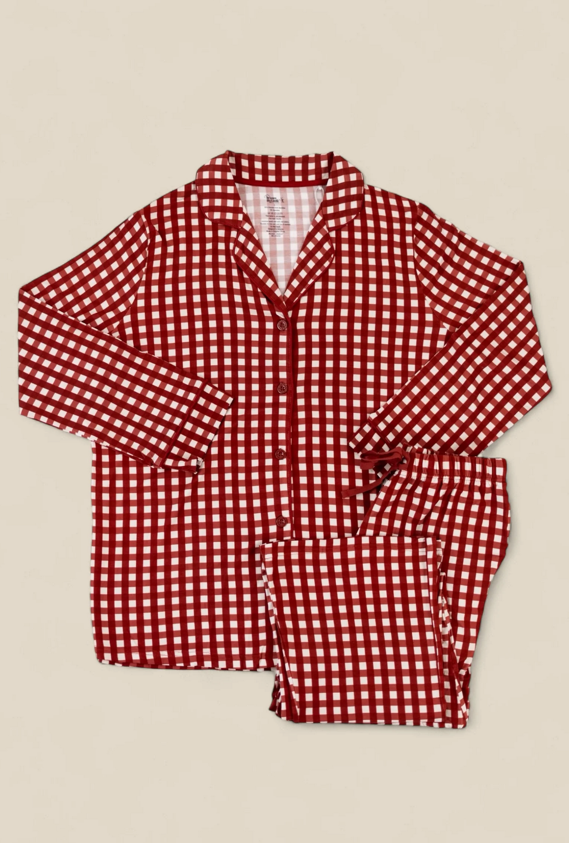 Peppermint Plaid Dream Women's Flare Set