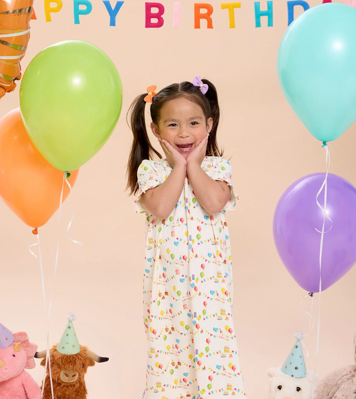 Birthday Babe Ruffle Nightgown