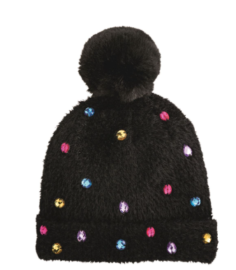 Black Glitzy Beanie