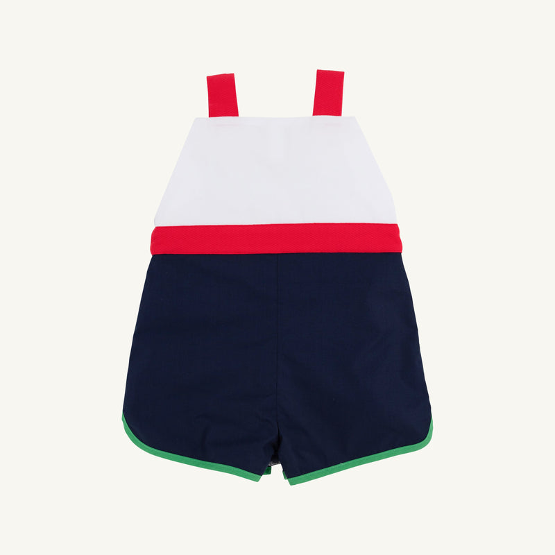 Shadwell Shortall | Nantucket Navy with Worth Avenue White, Richmond Red, Kiawah Kelly Green, & Golf Cart Applique