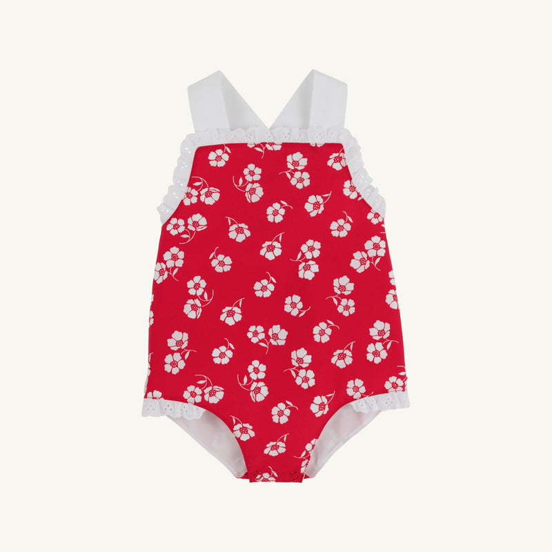 Sisi Sunsuit | Fairfax Flowers with Worth Avenue White ** FINAL SALE **