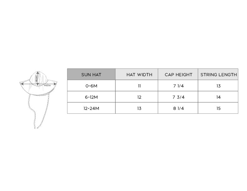 Boy's Sun Hat | Blue Green Checkered