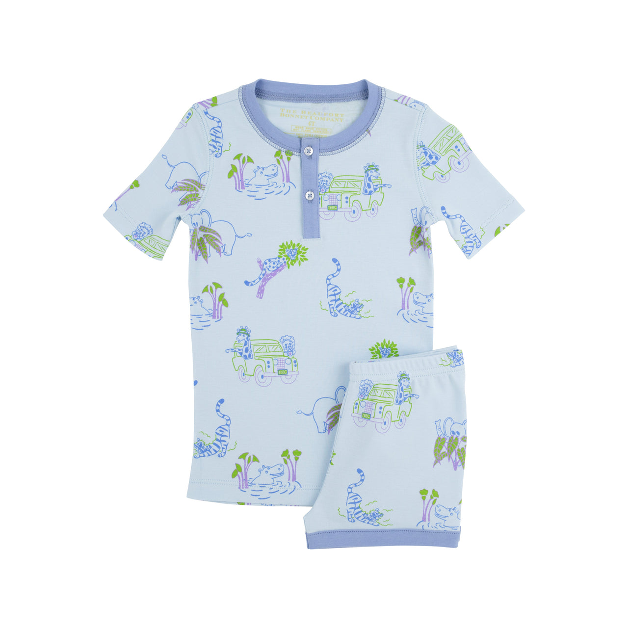 Sutton's Short Set | Miller's Silly Safari with Park City Periwinkle