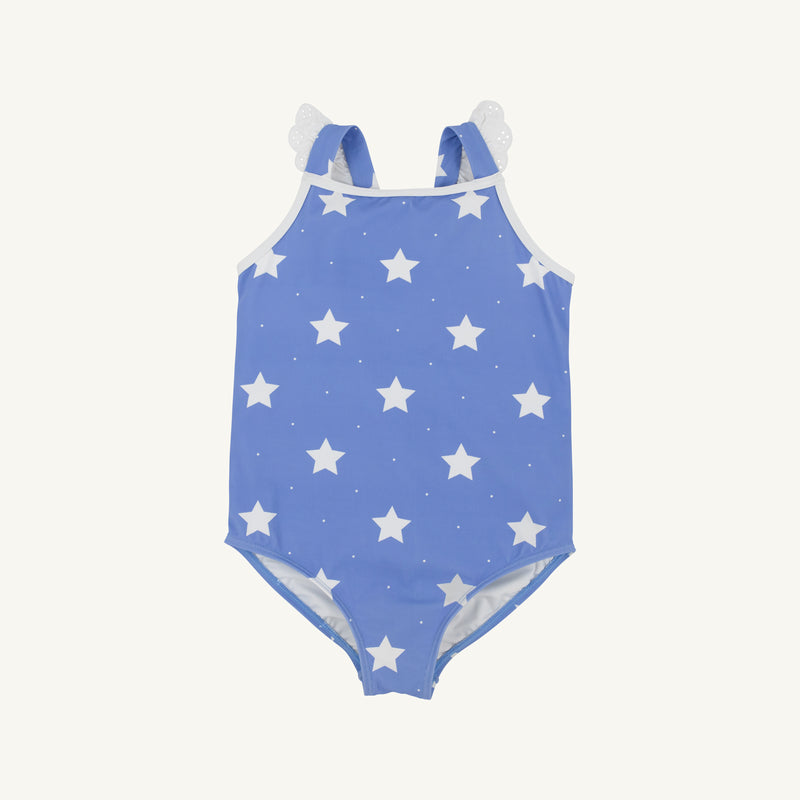 Long Bay Bathing Suit | North Sea Stars with Worth Avenue White ** FINAL SALE**