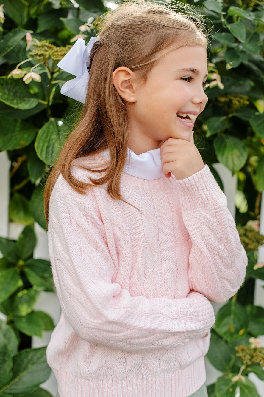 Crawford Crewneck - Girls | Palm Beach Pink