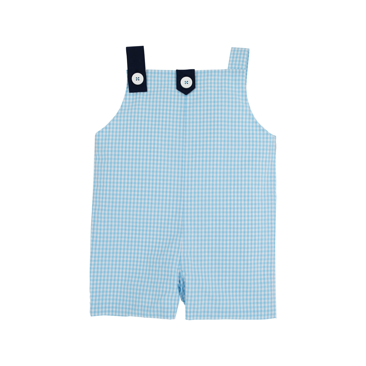 Teddy's Jon Jon | Brookline Blue Mini Gingham with Nantucket Navy