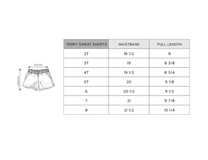 Terry Sweat Shorts | Cherries
