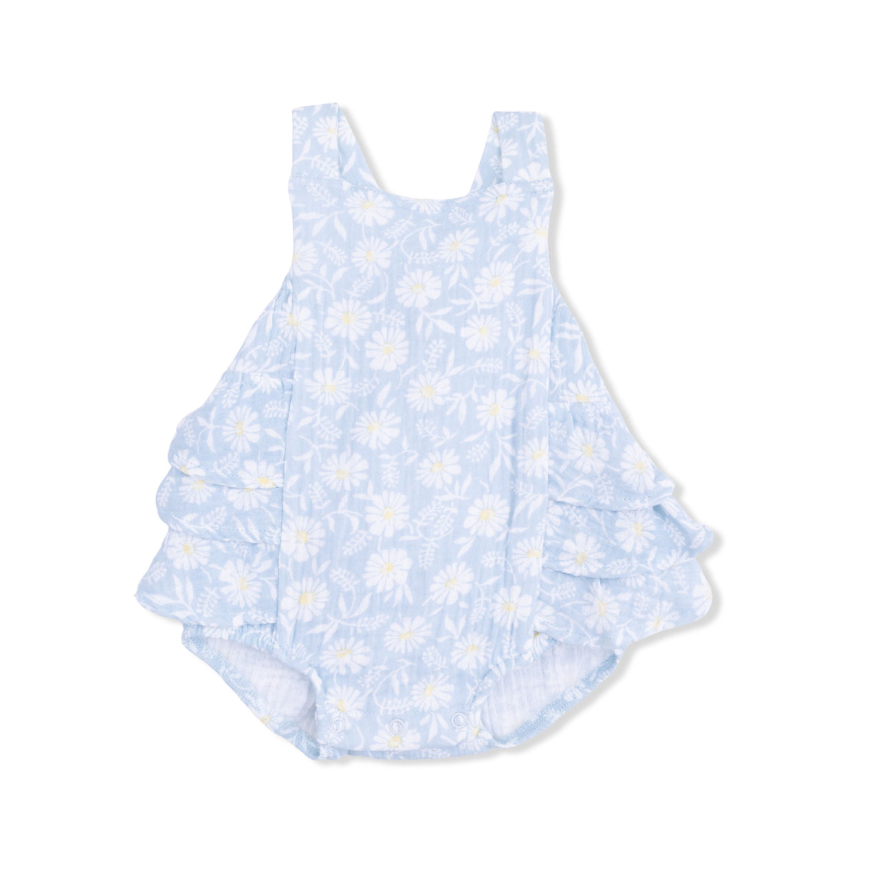 Ruffle Sunsuit | Western Daisies