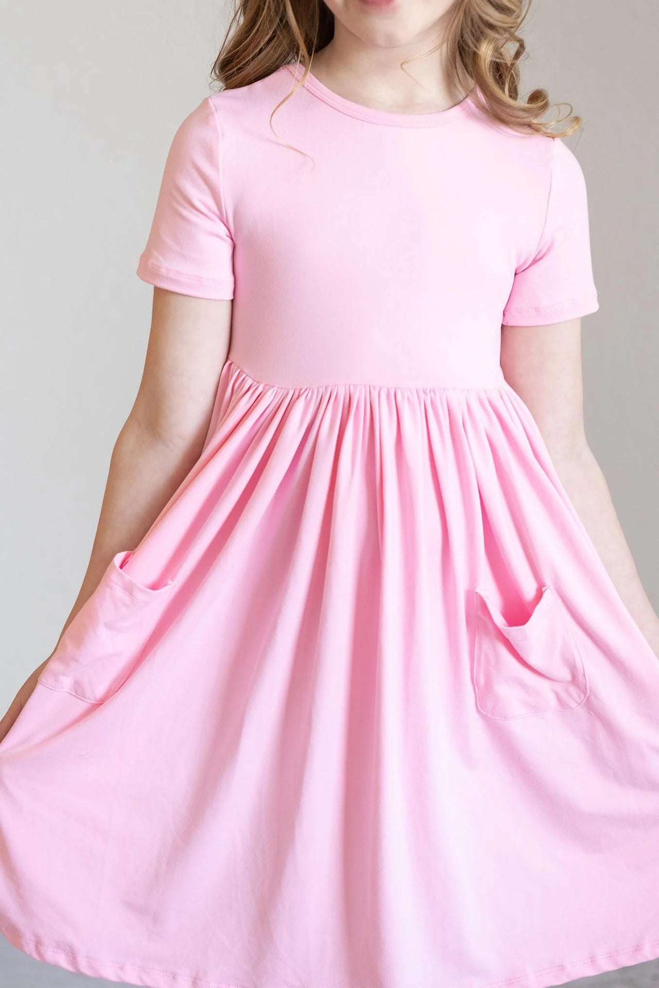 Bubblegum Pink Pocket Twirl Dress ** FINAL SALE **