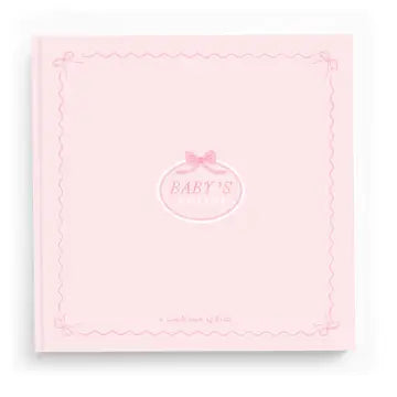 Bowkissed Blush First Year Baby Memory Book