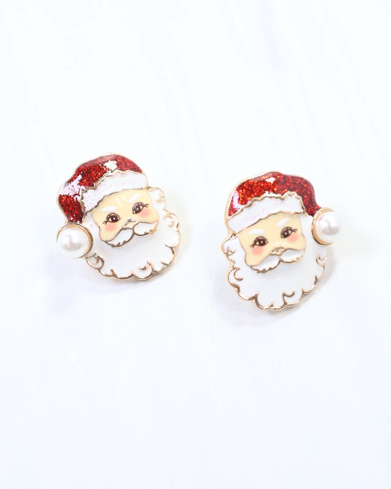 I Believe Santa Earring Red