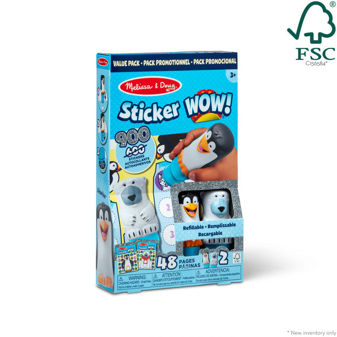 Sticker WOW! Activity Pad & Sticker Stamp Value Pack - Winter