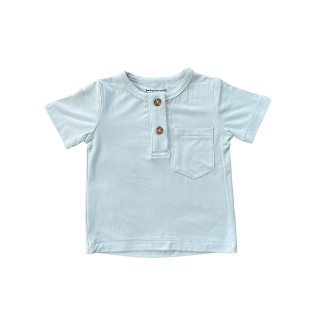 Boy's Short Sleeve Henley Shirt