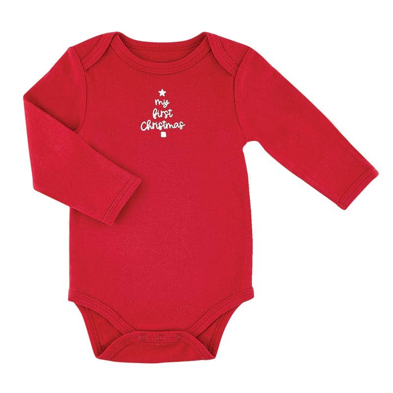 Long Sleeve Onesie - My First Christmas