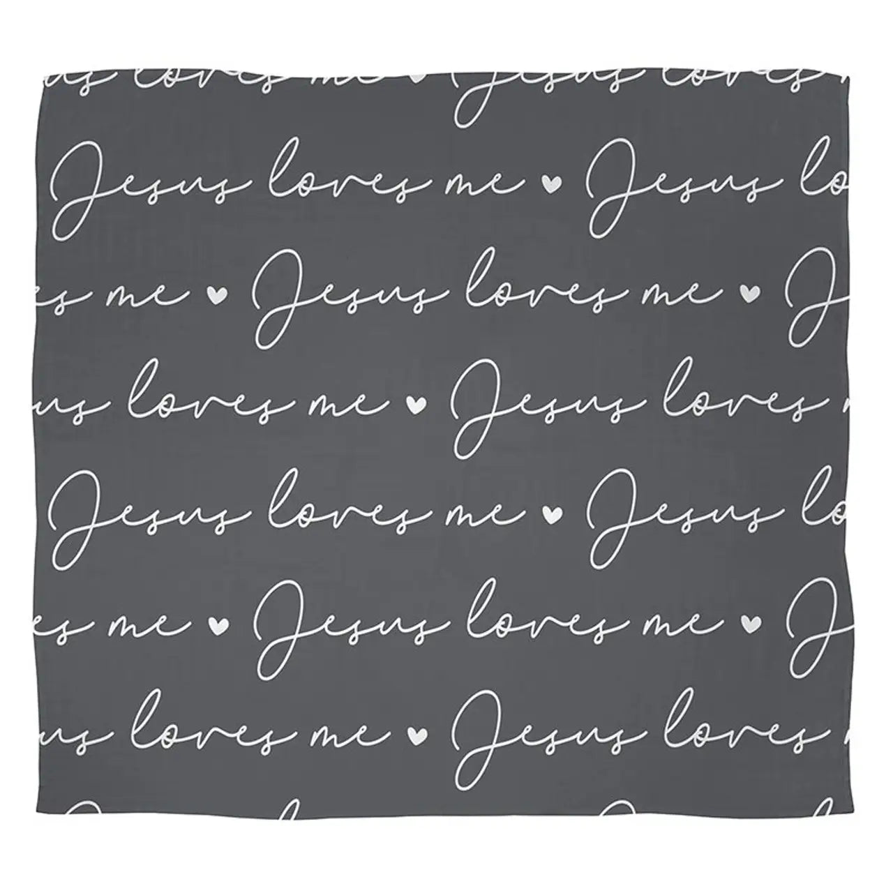 Bamboo Cotton Swaddle Blanket | Jesus Loves Me