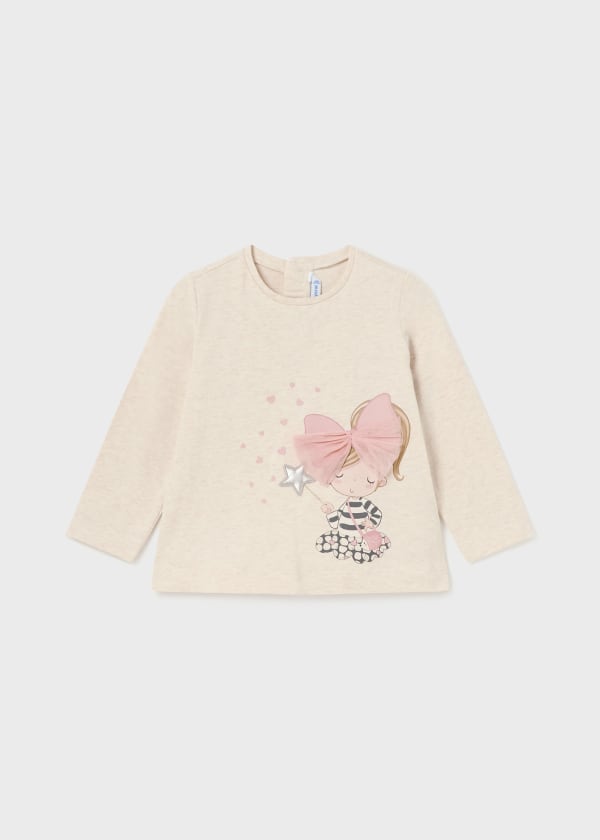 Baby Long Sleeve Applique T-Shirt