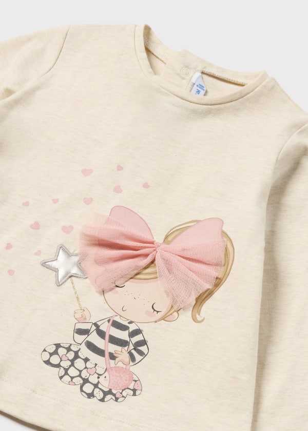 Baby Long Sleeve Applique T-Shirt